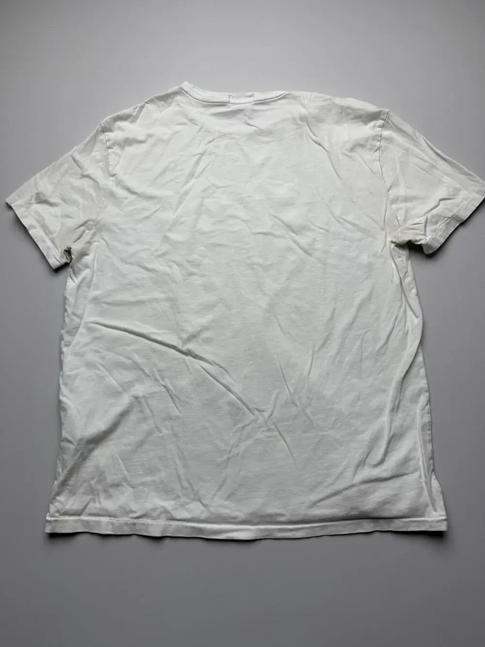 Polo Ralph Lauren Shirt Mens Large White USA Flag Polo Logo Graphic Tee Top